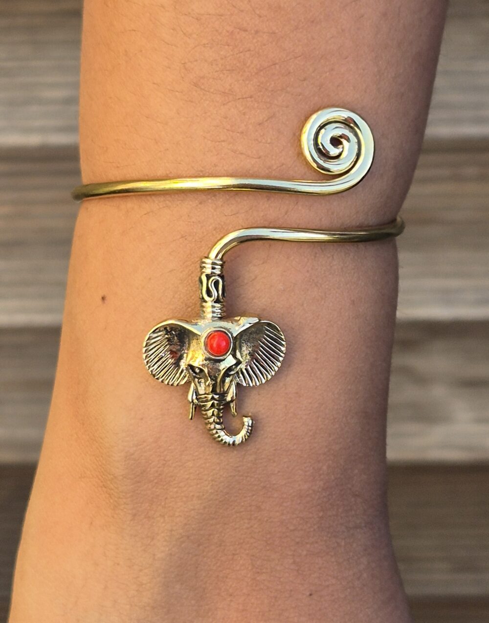 Golden Elephant bangle - Image 8