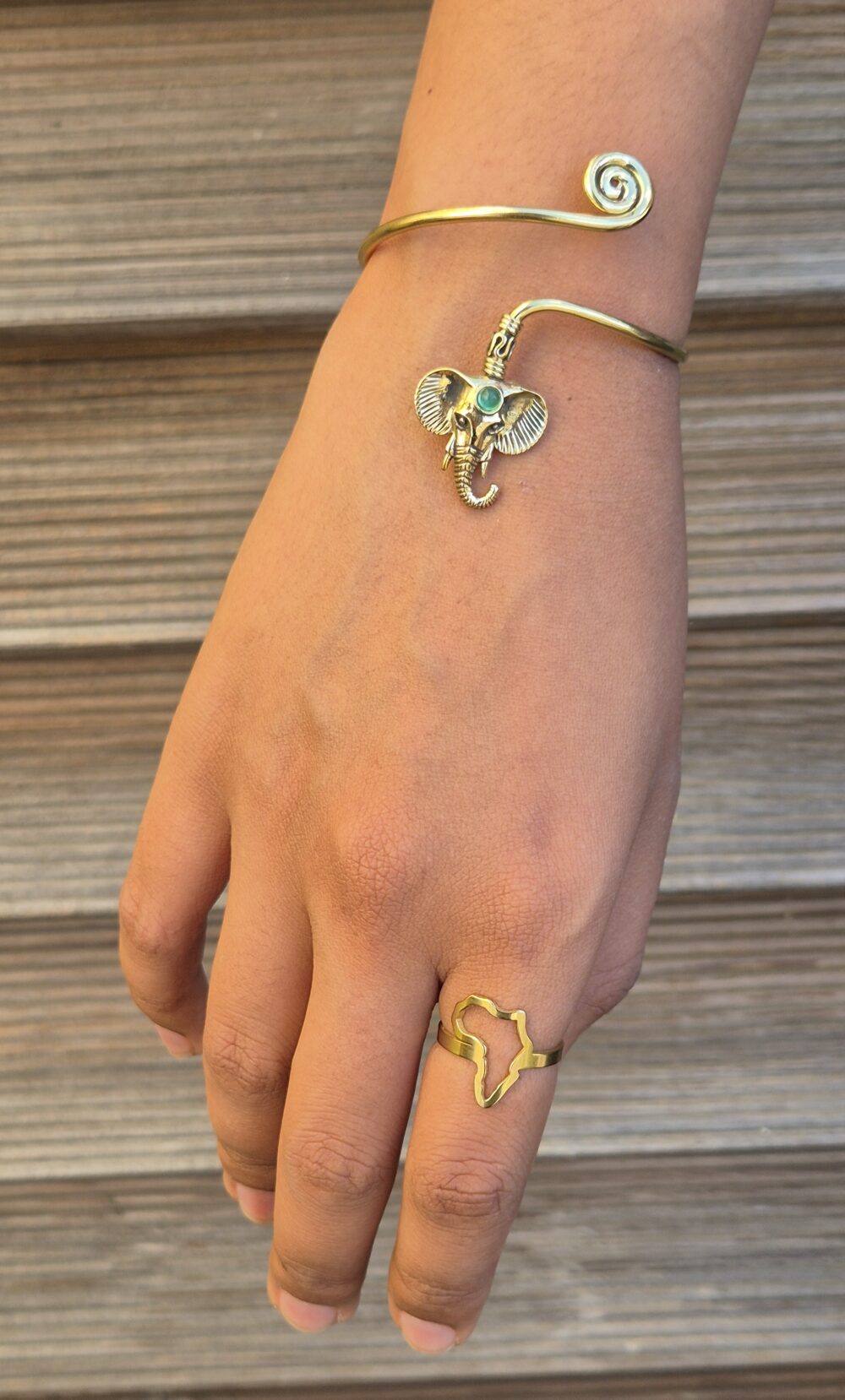 Golden Elephant bangle - Image 11