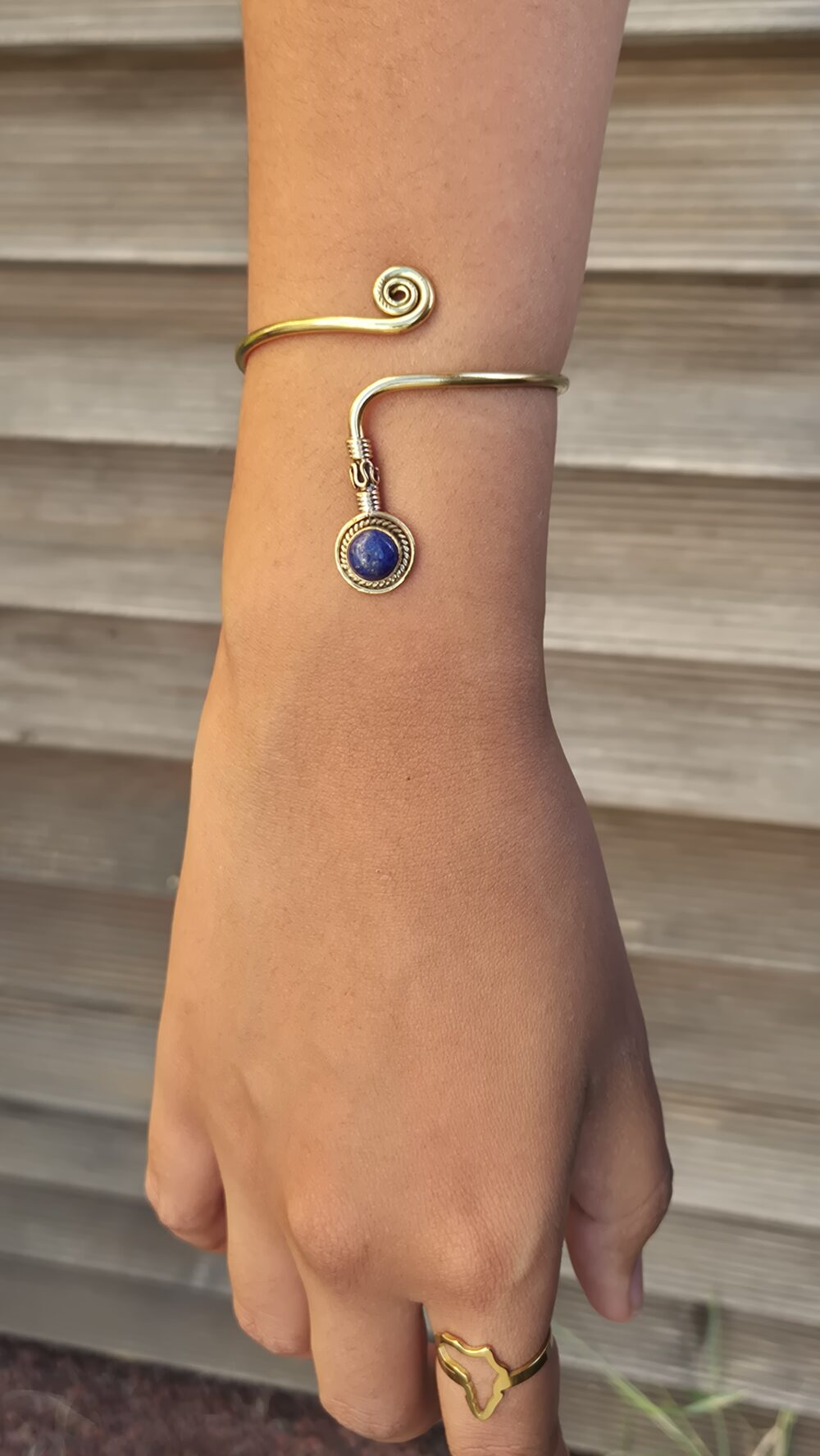 Golden bead bangle - Image 3