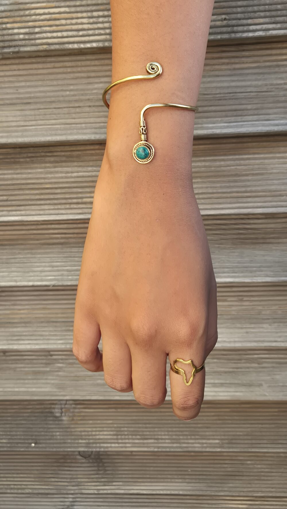 Golden bead bangle - Image 5