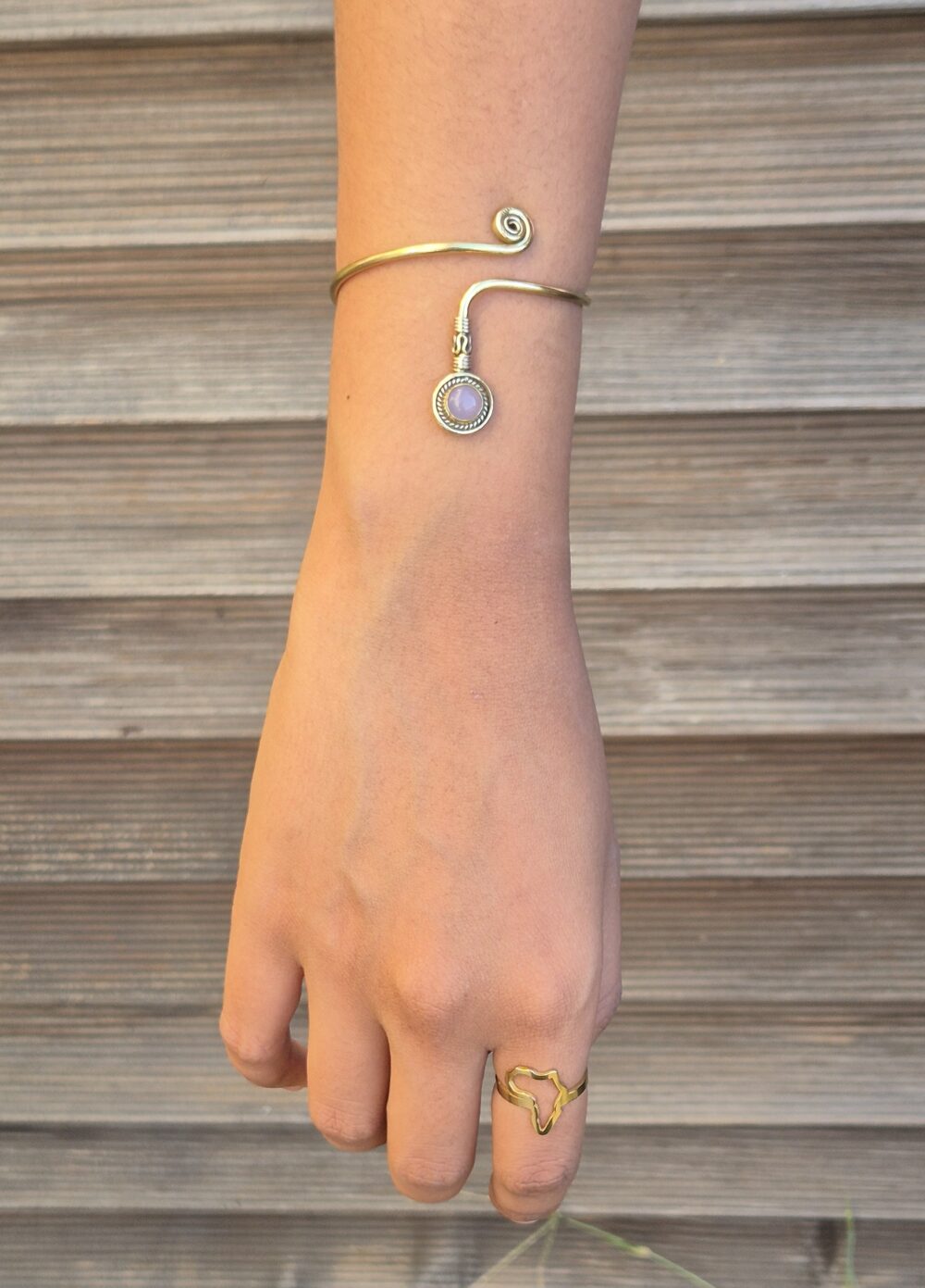 Golden bead bangle - Image 7