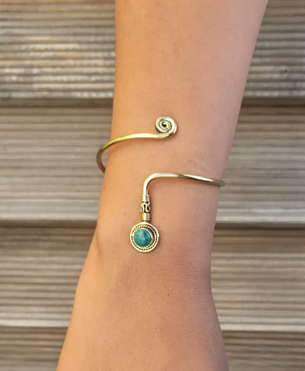 Golden bead bangle - Image 6