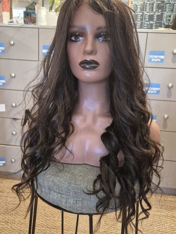 Perruque Lisse brésilien lace frontale 22 pouces