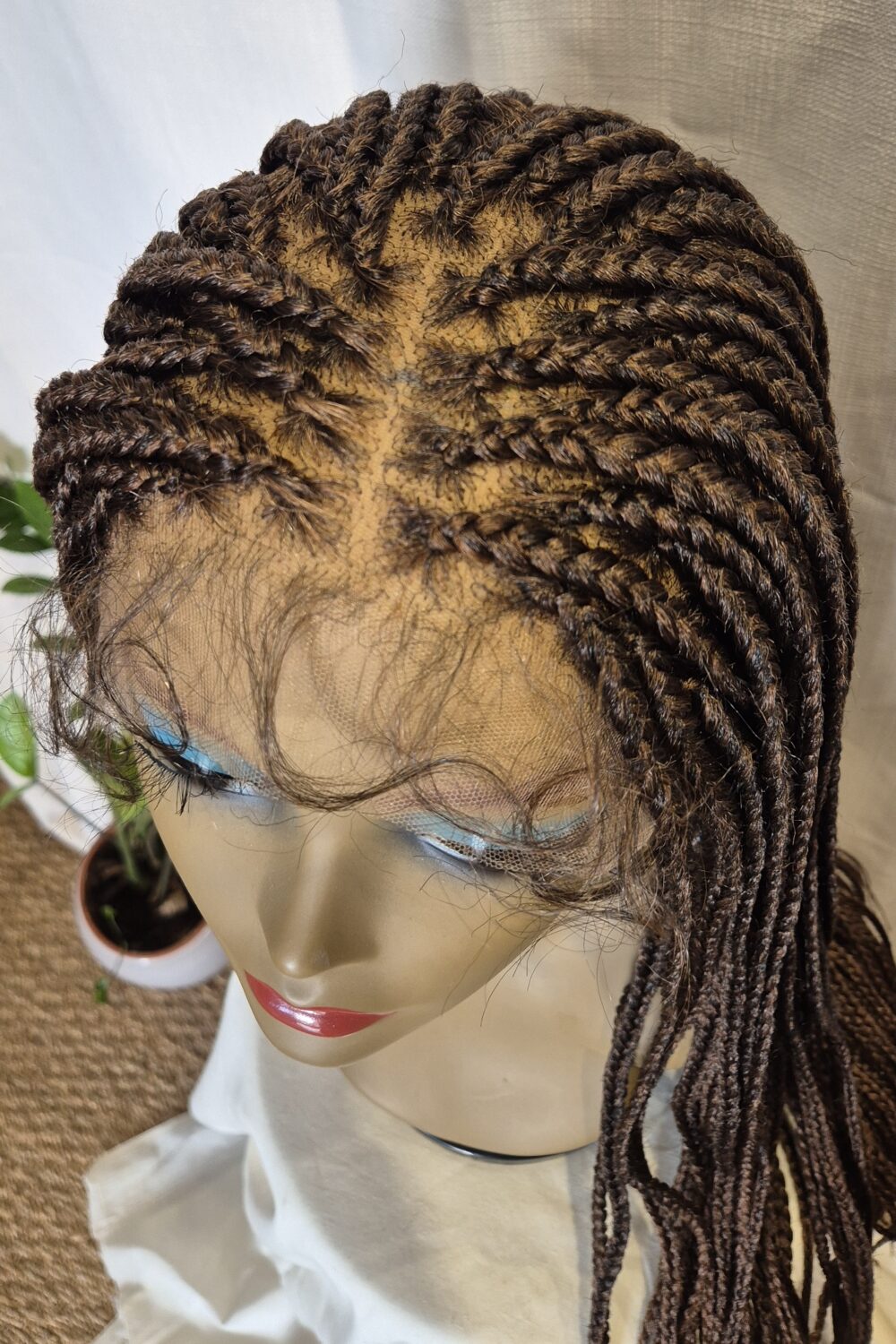 Synthetic box braids wig - Image 4