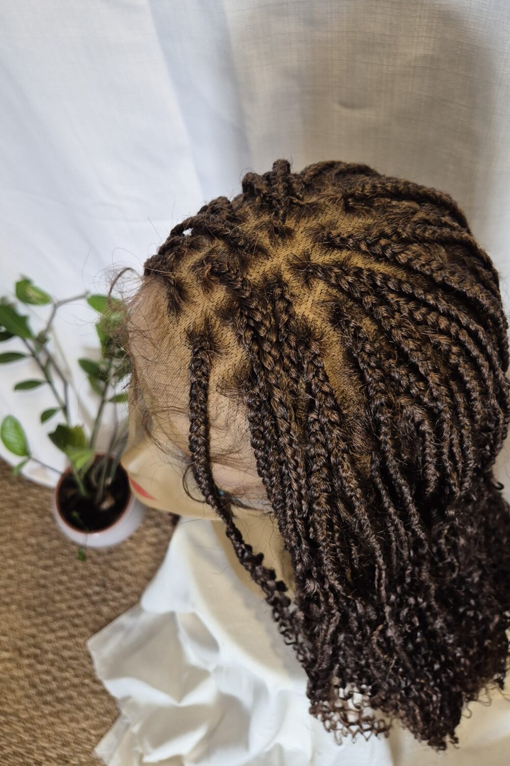 Goddess braids synthetic wig - Image 8