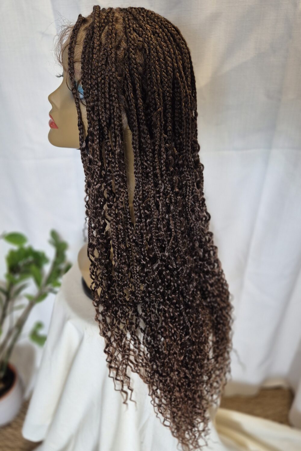 Goddess braids synthetic wig - Image 6