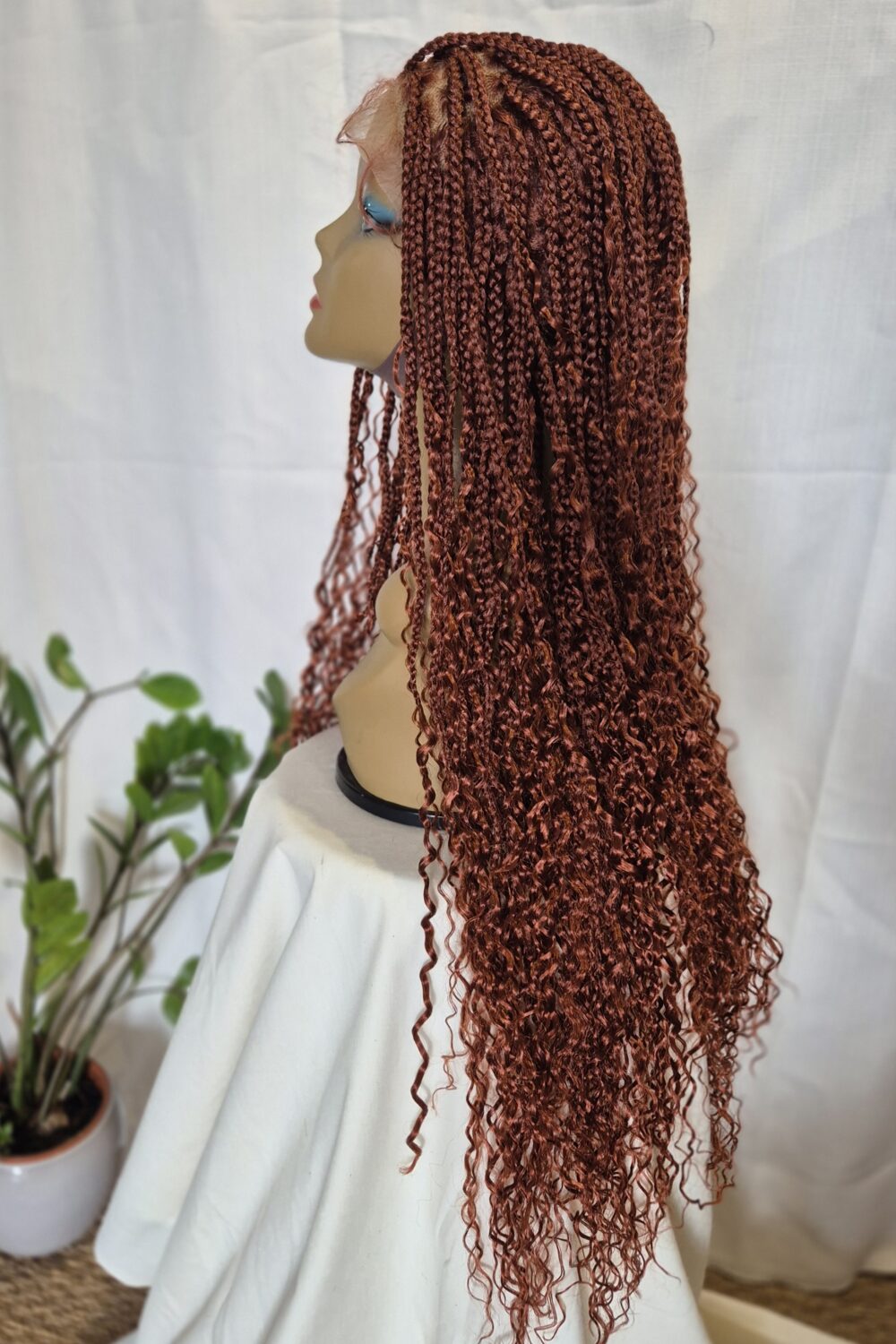 Goddess braids synthetic wig - Image 2