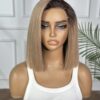 Perruque Lisse blond cendré 10 pouces mini lace